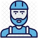 Ingenieur Arbeiter Avatar Symbol