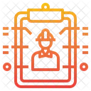 Zwischenablage Ingenieur Geschick Symbol