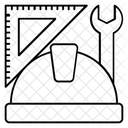 Bauingenieurwesen Maschinenbau Technisches Ingenieurwesen Symbol