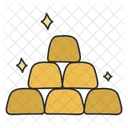 Ingots Gold Bricks Billion Icon
