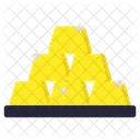 Ingots Gold Bricks Billion Icon