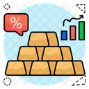 Ingots Gold Bricks Billion Icon