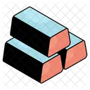 Ingots Gold Bricks Billion Icon