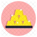 Ingots Gold Bricks Billion Icon