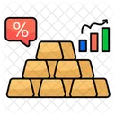 Ingots Gold Bricks Billion Icon