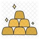 Ingots Gold Bricks Billion Icon