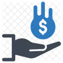 Efectivo Ingresos Contribucion Icono