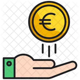 Ingresos en euros  Icono