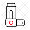 Inhalateur Bronchodilatateur Asthme Icône