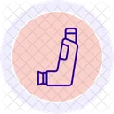 Inhalator Farbkreis Symbol Icon