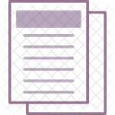 Inhalt Dokumente Entwurf Icon