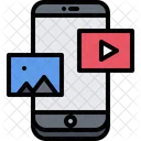 Inhalt Bild Video Symbol