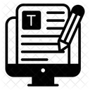 Inhalt schreiben  Symbol