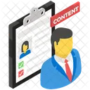 Blogger Autor Content Ersteller Symbol