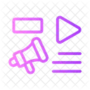 Inhaltsvermarktung  Symbol
