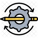 Konzept Inhalt Content Management Symbol