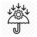 Risiko Schutz Inharentes Risiko Symbol