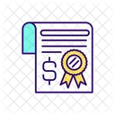 Inheritance Certificate Document Certificate Icon