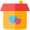 Hogar Corazon Dia Icono