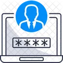 Inicio de sesión de administrador  Icono