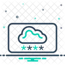 Inicio De Sesion De Computacion En La Nube Accesibilidad Seguro Icono
