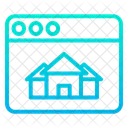 Venta De Casas En Linea Venta De Casas En Linea Publicidad De Casas Icono