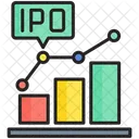 Initial Public Offering Financial Growth Icon