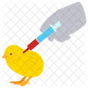 Injecting Chick Injection Syringe Icon