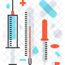 Injection Syringe Thermometer Icon