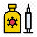 Injection Vaccination Medical Icon