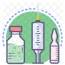 Injection Syringe Vaccination Icon