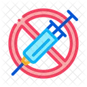 Injection Ban Vaccination Icon