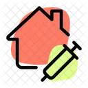 Injection House Injection Vaccine Icon
