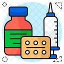 Injection Syringe Immunization Icon