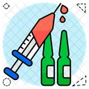 Injection Syringe Immunization Icon