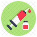 Injection Syringe Immunization Icon