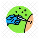 Injection Into Arm Icon
