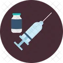 Injection With Vaccine Immunization Injecting Icon