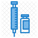 Injektion Injektionsflasche Medizin Symbol