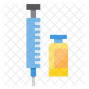 Injektion Injektionsflasche Medizin Symbol