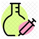 Injektionsflasche zwei  Symbol