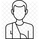 Injured Patient Bandage Icon