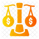 Injustica Dolar Economia Ícone