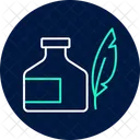 Ink Neon Glow Icon