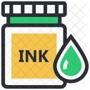 Ink Bottle Container Icon