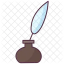 Ink And Quill Plumage Feather Pen Icon