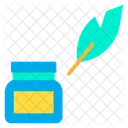 Ink Pot Feather Tool Icon