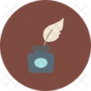 Ink Ink Pot Feather Icon