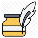 Ink Pot Ink Calligraphy Icon