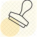 Ink Stamp Minimal Outline Icon